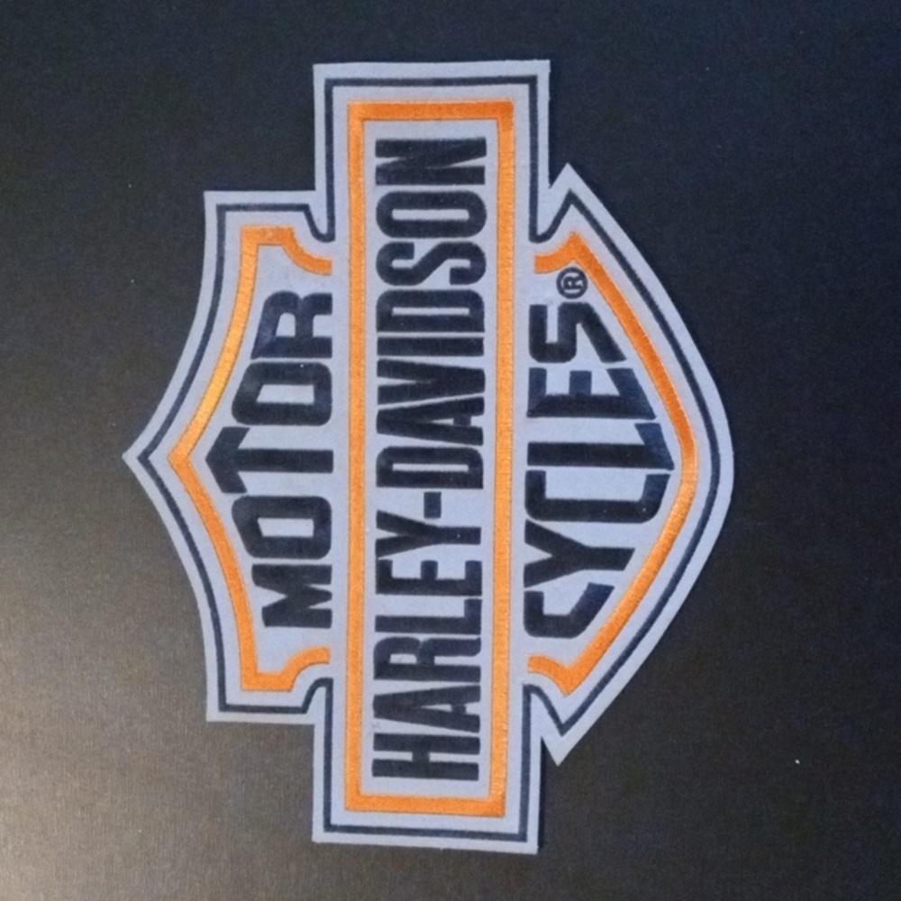 Harley-Davidson 8” x 6.25” Global Products Embroidered Bar & Shield Biker Patch